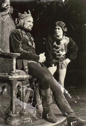Albert Insinnia with Richard Harris in CAMELOT